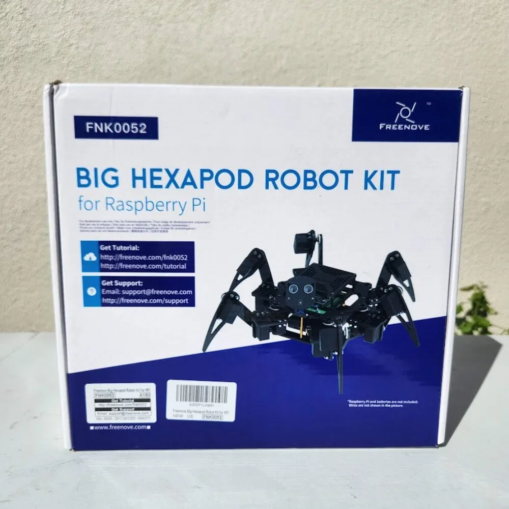 NEW Freenove Hexapod Robot Kit for Robotics Rasberry Pi 5 4 B 3 B+ Zero 2